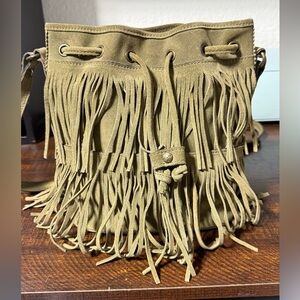 Patricia Nash Bronte Fringe Bucket Bag